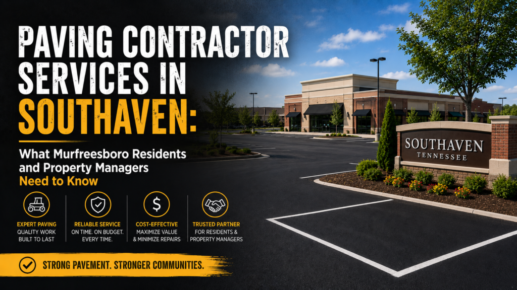 Paving Contractor Services in Southaven: What Murfreesboro Residents and Property Managers Need to Know
