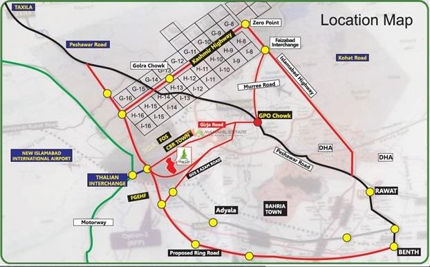 Silver City Location & Silver City Routes: The Smartest Residential Choice in Rawalpindi–Islamabad